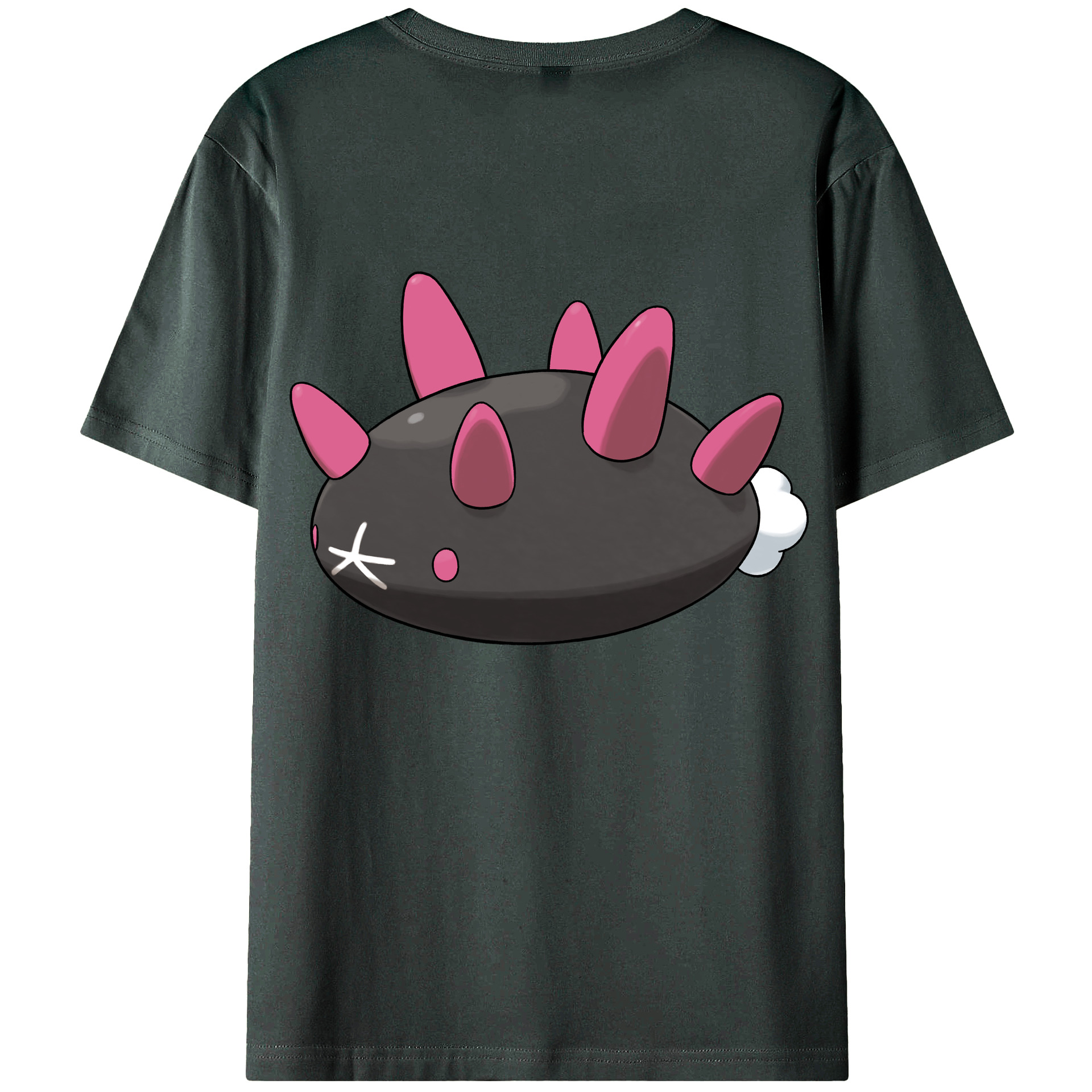 （画像用） ポケットモンスター Pokémon 綿100％ メンズ半袖Tシャツ（バックプリント） 通気性